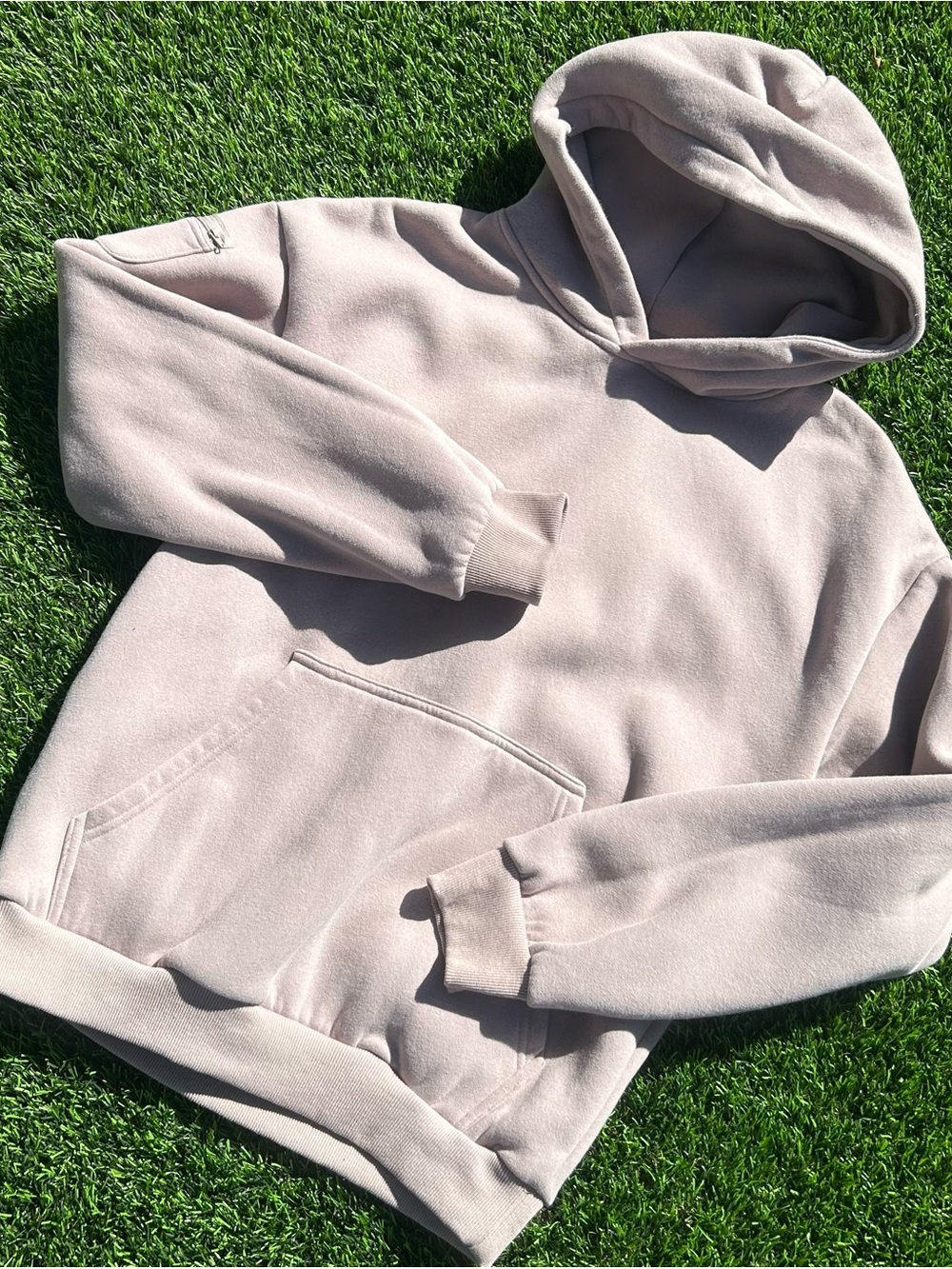 Women’s Hoodie Sweater - Dusty Pink